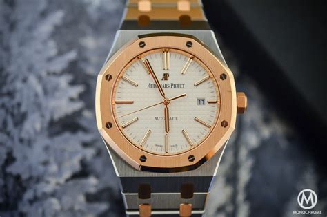 audemars piguet two tone|audemars piguet 15400 price.